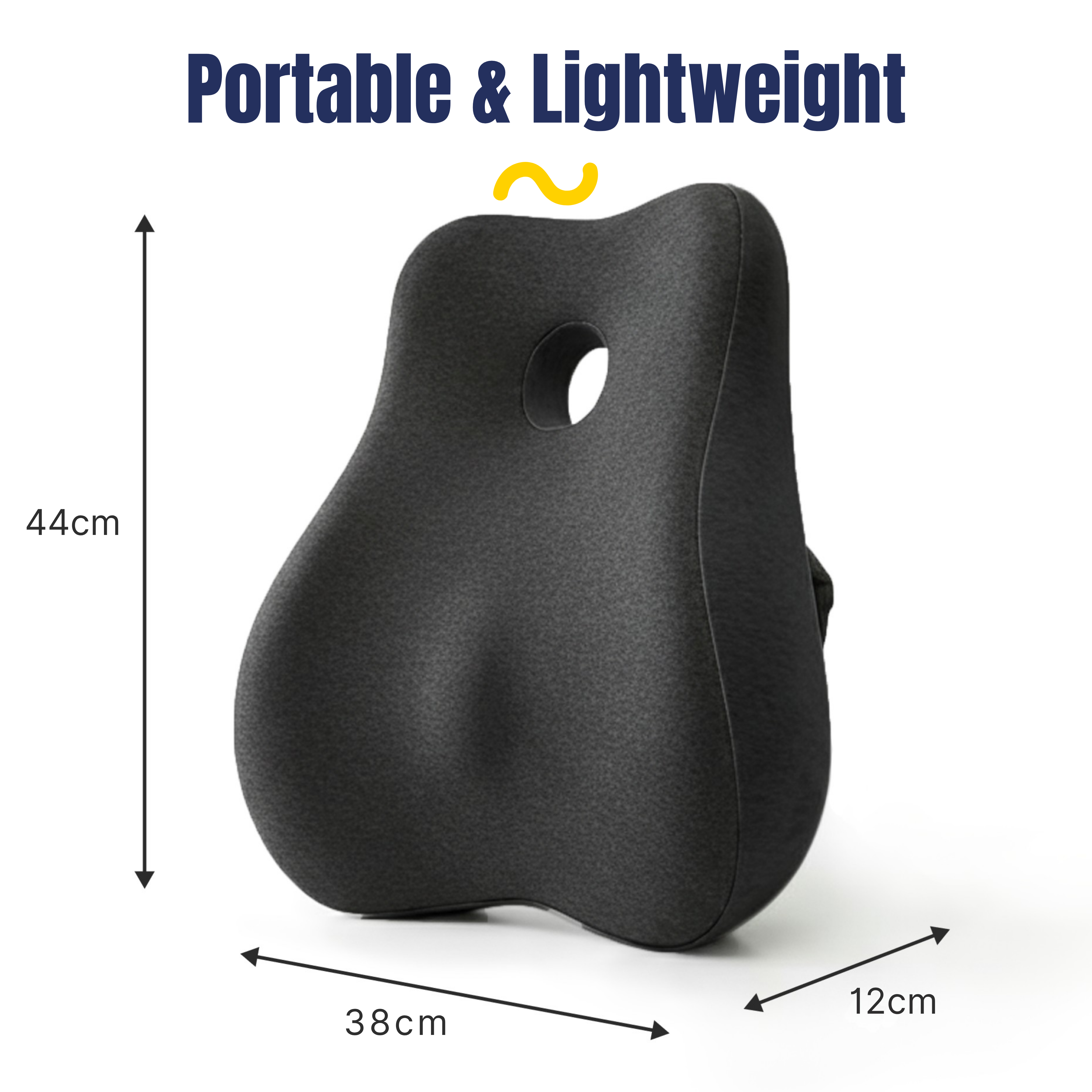 CushCamel™ Ergonomic Back Support Cushion
