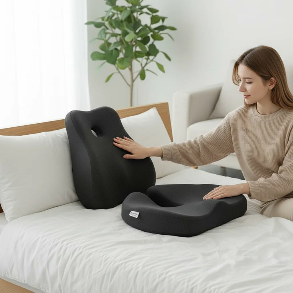 CushCamel™ Ergonomic Back Support Cushion